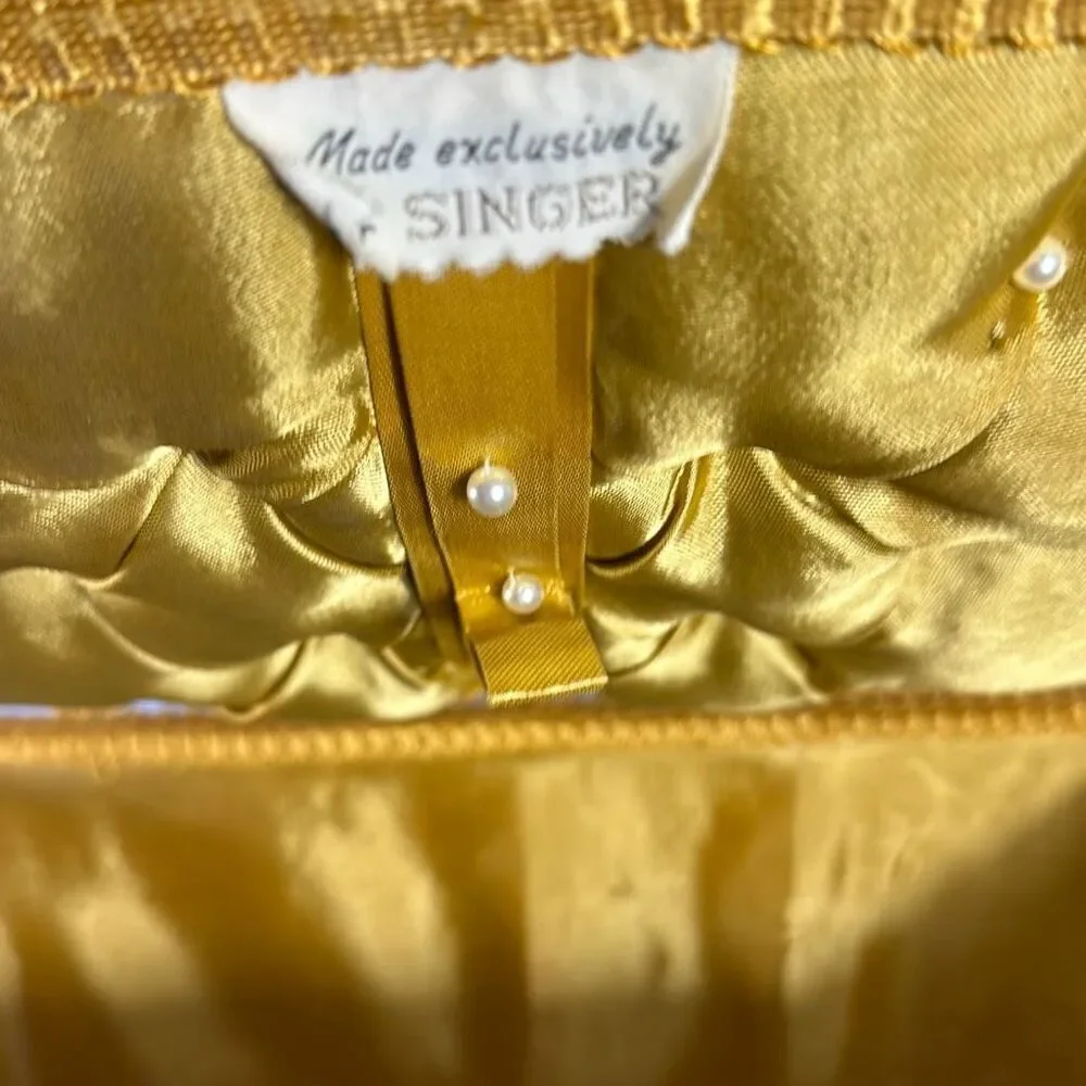 Vintage 60s Singer Sewing Basket Stand with‎ Removable Legs Beautiful Unique